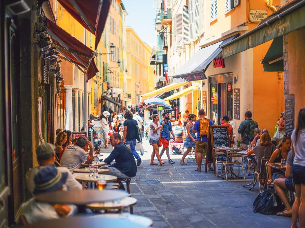 Apartamento Grimaldi Centrale 5 Pers Wi-Fi Ac Niza Exterior foto