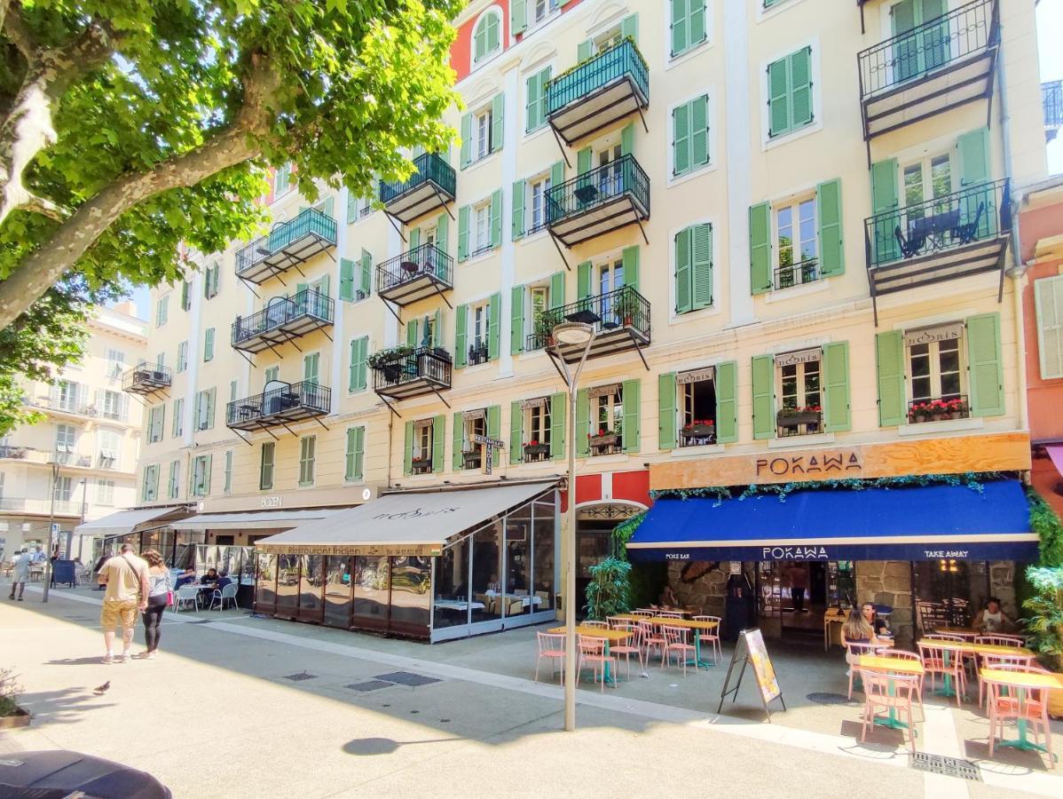 Apartamento Grimaldi Centrale 5 Pers Wi-Fi Ac Niza Exterior foto